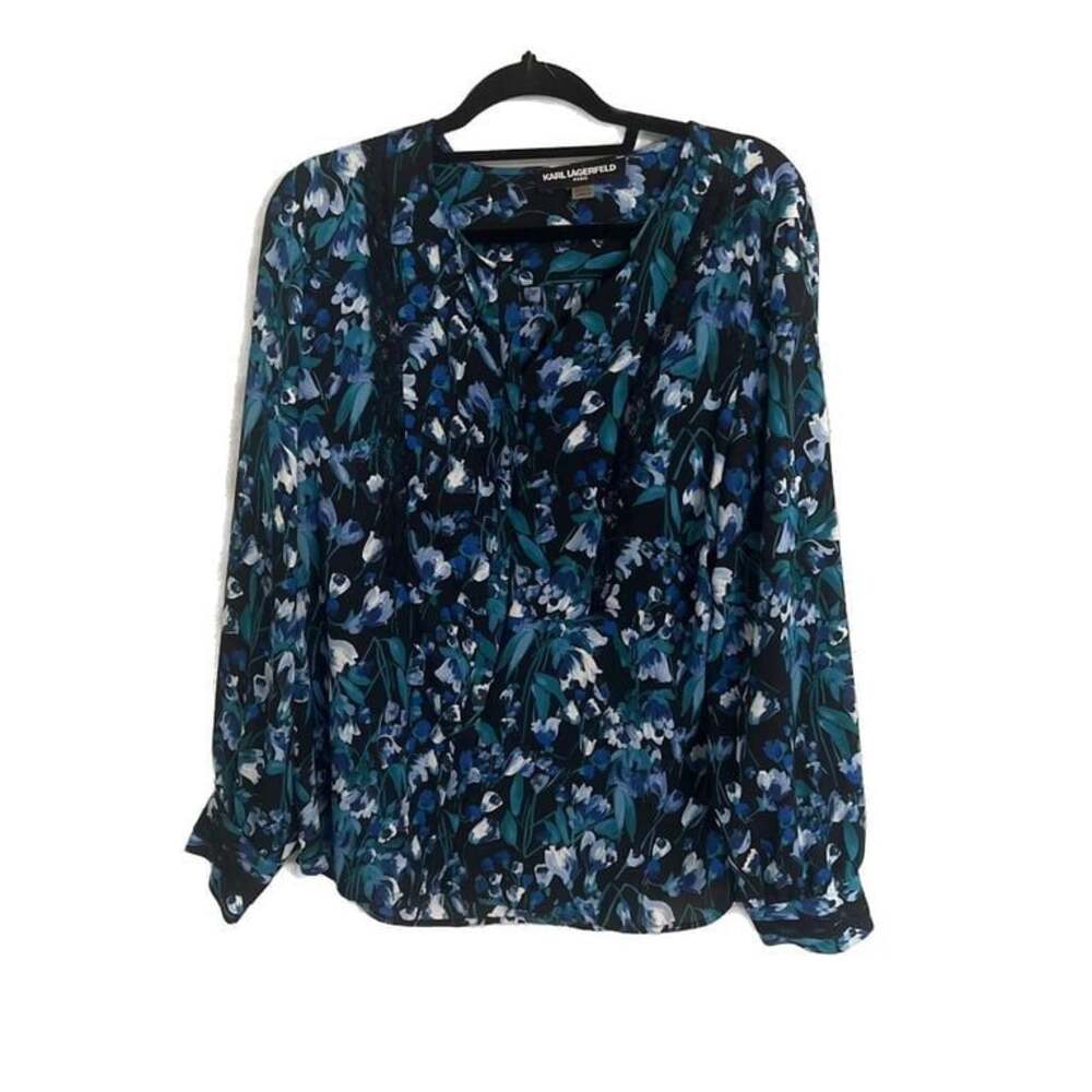 Karl Lagerfeld Multicolor Floral Blouse